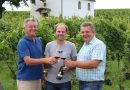 Franz Heincz, Weinbauvereinsobmann Gerald Wieder und Bürgermeister Hannes Igler